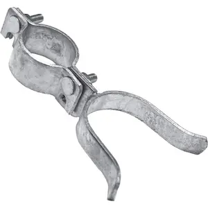 1-5/8" x 2-3/8" Galvanized Chain Link Fence Gate Fork Latch with Hole for Padlock