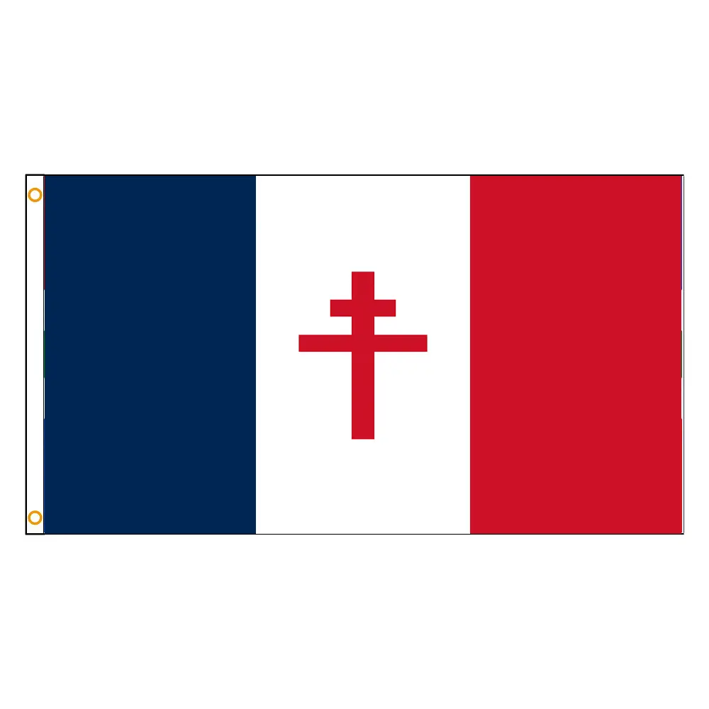 3x5Fts 90X150cm Free France 1940-1944 Flag