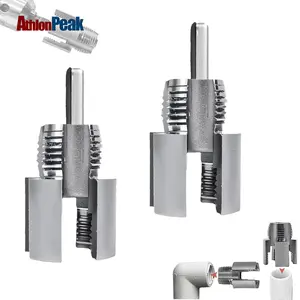 1/2'' 3/4'' PVC Pipe Thread Cutting Tool Integrated Internal & External Pipe Threading Tool Upgrade Pipe Thread Cutting Tool for Plumbing DIY Repairs