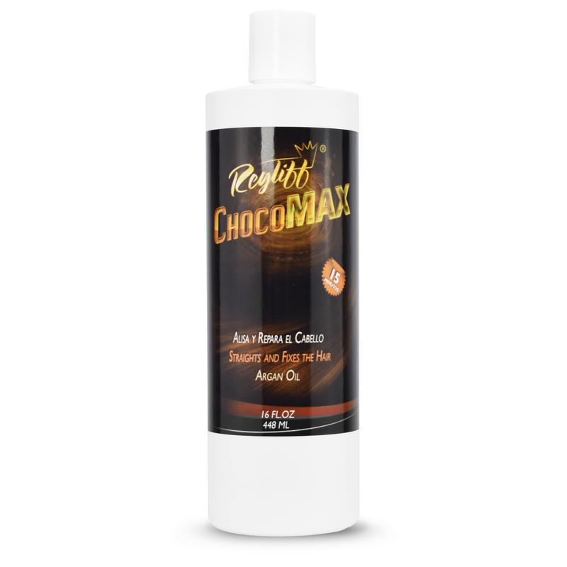 Chocomax Brazilian Keratin Treatment 16 oz Super Fuerte Restores Repairs Damaged Hair with Argan Oil for 6 to 8 Months