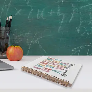 1pc Everyone Everyone Deserves a Voice Speech Therapy Spiral Notebook Journal Colorful Lined Hardcover Spiral Notebook Speech Language Pathologist Gifts Speech Therapy Gift