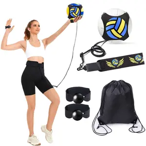 Rebounder Training Adjustable Volleyball Rebound Belt Trainer - Solo Practice Tool for Serving Master Serving, Setting, and Spiking with Ease - Perfect for Beginners, Great Gift for Volleyball Enthusiasts