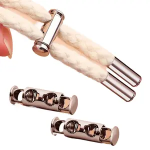 10pcs No Tie Shoelaces Elastic Locks Spring Clips for Shoes Hoodies Jackets Pants Cable Organizer Adjustable Metal Clips Durable Easy Use DIY Craft Must Have Rustproof Compact Design