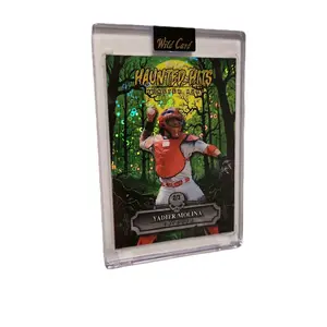 2025 Wild Card Haunted Hits Monster Hunt Yadier Molina St Louis Cardinals Refractor Card Serial Numbered 2/3