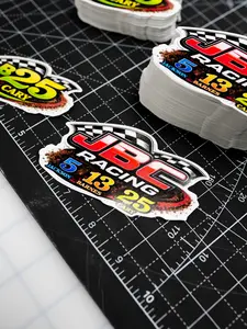 Custom Printed Motorsports Stickers