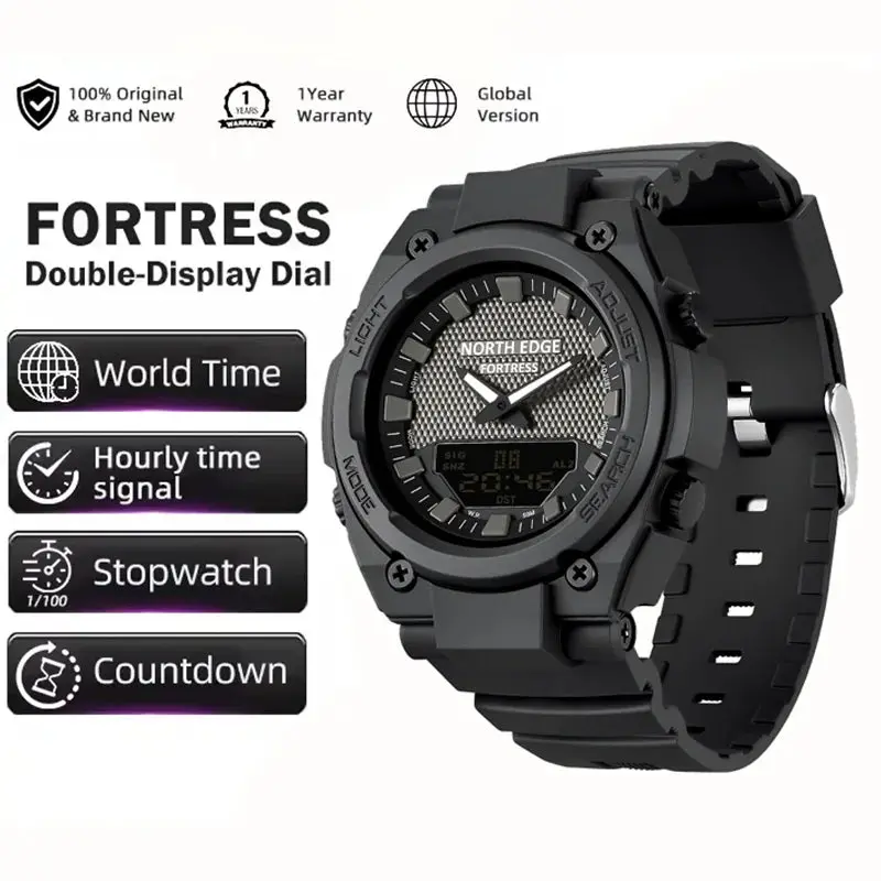 NORTH EDGE FORTRESS Men's Military Digital Watch