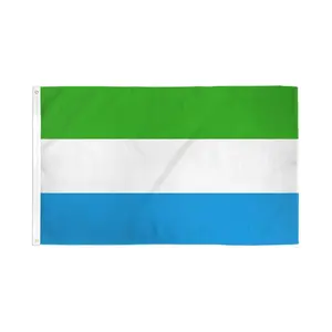 Sierra Leone Flag 3x5ft Poly