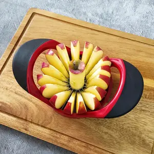 Stainless Steel Apple Slicer & Corer, Ideal for Pears & Potatoes, Manual Kitchen Gadget, Durable Design, Perfect Cooking Companion