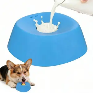 Slow Feeding Dog Lick Bowl No Spill Design For Broth Yogurt Rolling Ball Interaction For Training And Home Feeding