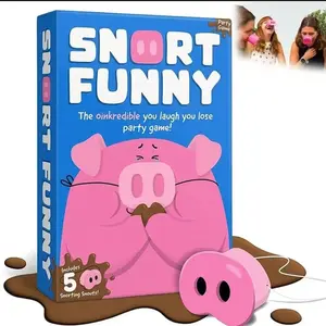 The Oinkcredible You Laugh You Lose Party Game - The one who laughs the loudest loses.