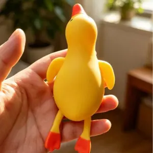 Squishy Duck Fidget Toy Stress Relief, Soft Stretchy Sensory Squeeze Toy for Kids Adults, Cute Anxiety Relief Desk Toy Gift