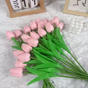 20/8/3/1 Branches ,Artificial Tulip Flowers for Home Decoration, Living Room Bedroom Decor, Realistic Fake Flowers, Durable Artificial Plants
