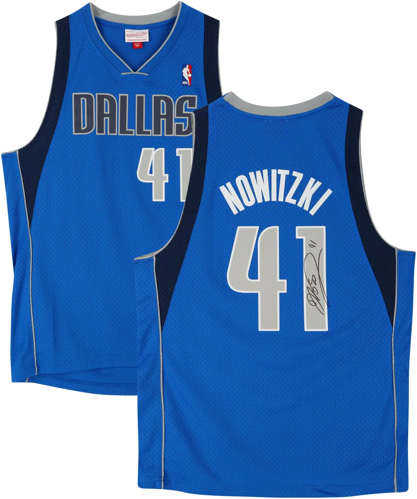 Dirk Nowitzki Dallas Mavericks Autographed Royal Blue Mitchell & Ness 2010-2011 Swingman Jersey - Fanatics Authentic Certified