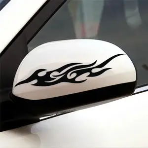 Car sticker modified flame car stickers Universal car sticker bumper hood rearview mirror head cover stickers cover scratches motorcycle decals