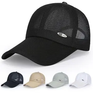 Summer Mesh Baseball Cap for Men Adjustable Breathable Caps Women Men's Hat Quick Dry Hats Casual Trucker Hat for Travel Seaside Back To School Sports Cap