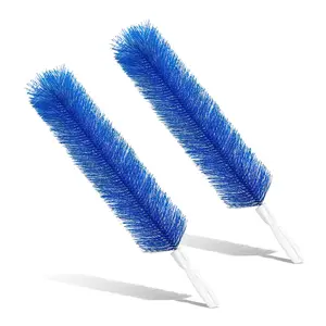 Daily Supplies Cobweb Duster, Bendable Fan Duster, Plastic Fan Cleaning Brush, Microfiber Head Duster, Reusable Duster for Air Conditioner Blinds, Ceiling Fan Blades, Vents, Curtains, Car Household Items, Fathers Day Gift