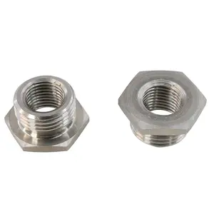 Stainless Adapters Reduce 02 O2 Sensor Ports Bungs 18MM to 12MM Plug for Dyna  Bob Softail Sportster 883 1200 Touring Electra Glide Ultra Road  Street Glide rike Tri-Glide