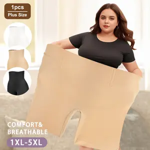 QUASTI Women's Large Size Tummy Control High Waisted Girdles Shorts Boy Shorts Underwear for Women Spandex Boyshort Matching Skirt Suitable for Sports 1XL-5XL Comfortable & Breathable
