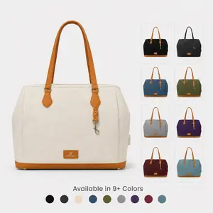 Nordace Siena Pro Tote Bag Grande | Laptop Work and Travel Tote with Luggage Strap Daily Commuter Bag Multi Compartment Bag