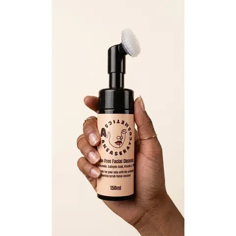 Acne-Free Face Cleanser with Sea Moss, Aloe & Willow Bark – Gentle Acne Face Wash