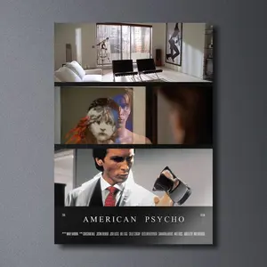 American Psycho - Movie Poster Print | Minimalist Movie Poster | Wall art #73