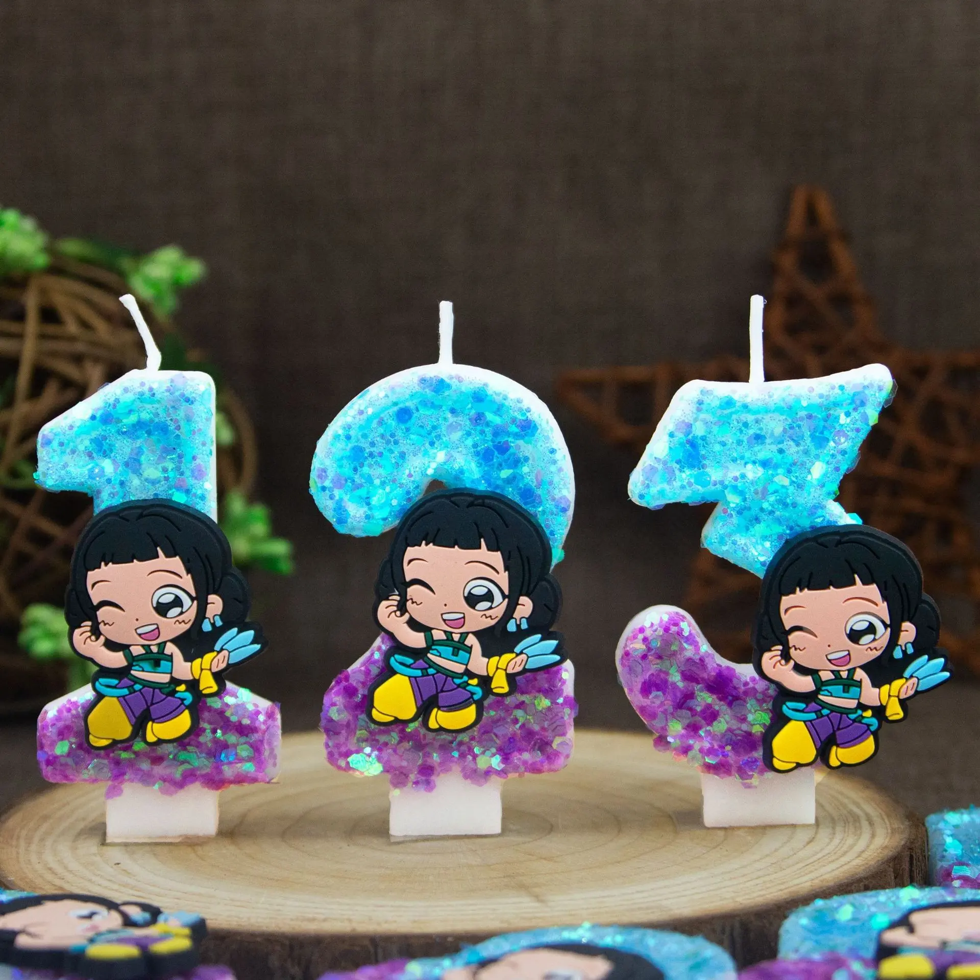 Hunter Girl Zoe Birthday Number Candles, Festival Party Gift, Cake Decoration, Birthday Cake Decorations, Suitable for Friends and Couples, Various Holiday Celebrations, Anniversary, Ornaments