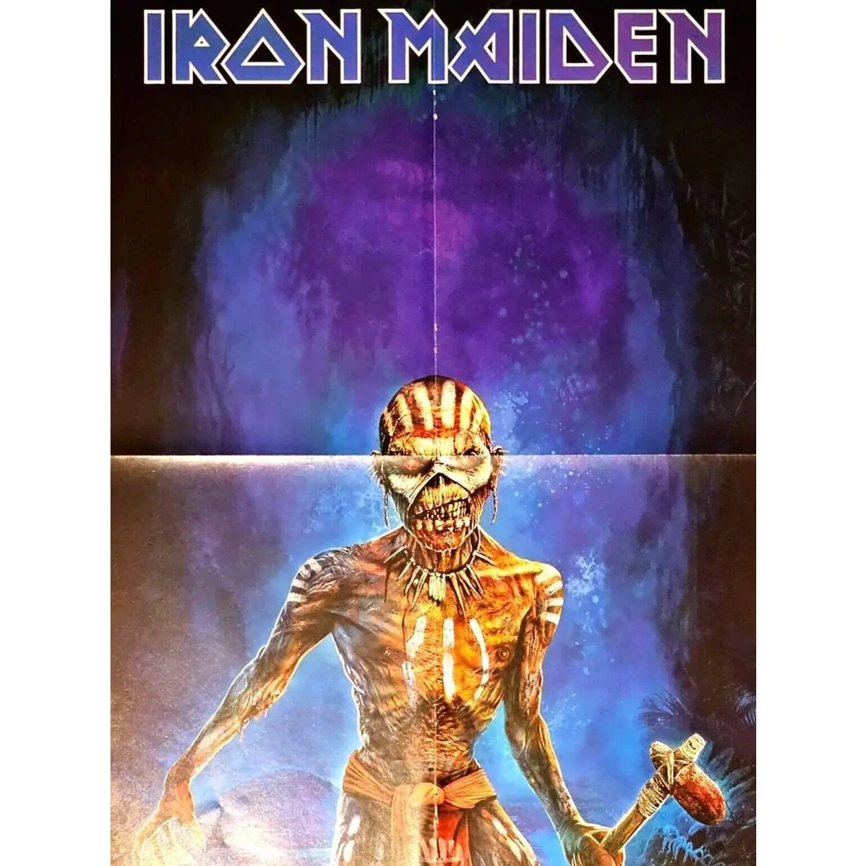 IRON MAIDEN "The Book of Souls" Poster from 2015 - 16 x 22 in. (40 x 55 cm)