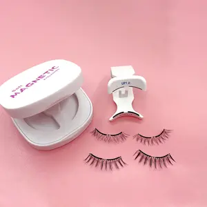 Natural Series Magnetic Eyelashes Soft Lightweight Strong Magnetic No Glue Thick Eyelashes Suitable For Daily Wear Makeup Cosmetic