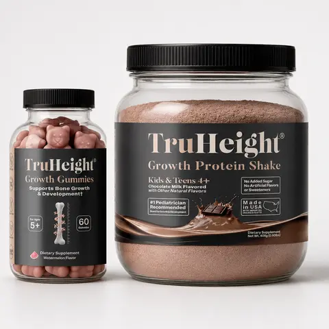 TruHeight Growth Bundle - Complete Growth & Wellness Support for Kids & Teens