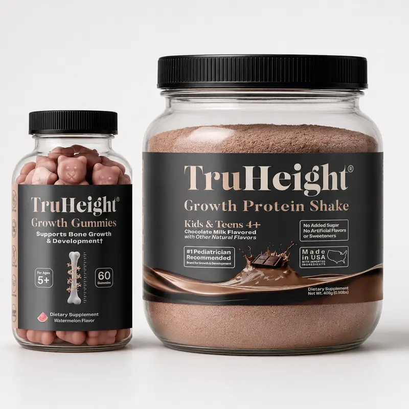 TruHeight Growth Bundle - Complete Growth & Wellness Support for Kids & Teens