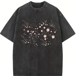 Cherry Blossom Comfort Colors® Tshirt, Retro Sakura Shirt, Cherry Blossom Gift, Floral T-shirt, Japanese Cherry Tshirt, Girls Flower Shirt