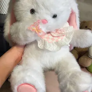 Cute Rabbit Design Plush Toy, 1 Count Soft Stuffed Rabbit Plushie, Cartoon Rabbit Plush Doll, Stuffed Animals, Plush Toy for Home & Office Decor