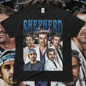 Limited Derek Shepherd Shirt, Vintage TV Series Y2K T-shirt, TV Series Enthusiast - Gift For Fan Graphic Tee