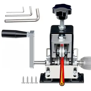 Manual Wire Stripping Machine Gauge Wire 0.06-1 inches,Scrapping Copper Wire Peeler Machine,Drill Powered Hand Crank Wire Stripper Tool for Scrap Copper Recycling