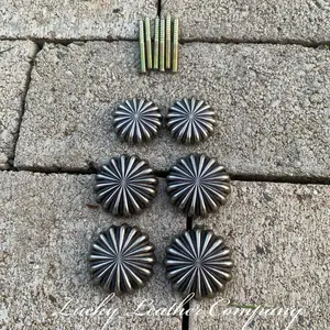 High Quality Pinwheel Saddle Set, Saddle Conchos