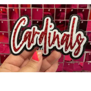 Cardinals Rhinestone Iron On Patch