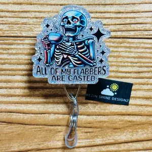 All My Flabbers Are Gasted Badge Reel