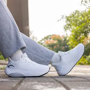 AOV Wide Toe Box Shoes Women Arch Support Walking Shoes for Plantar Fasciitis Wide Width Orthotic Tennis Sneakers