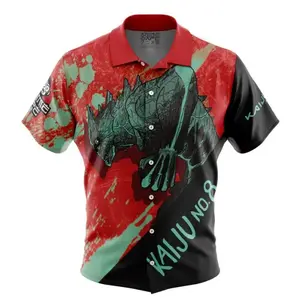 New Monster Shonen Kaiju no 8 Hawaiian Shirt | Cool Anime Vibes for Men & Fans