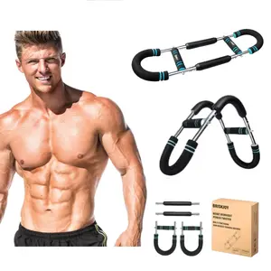 Twister Arm Exerciser,Power Twister Arm Strength Trainer – Adjustable Hydraulic Resistance for Chest, Biceps & Forearm Workouts