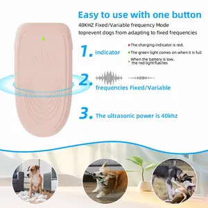 Pet Training Device Outdoor Self-Defense Ultrasonic Safety Device Portable Handheld Design Long Distance Ultrasonic Training Quick Stop Barking