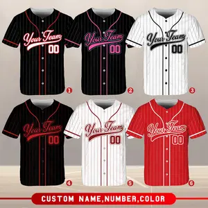 Personalized Team Name and Number Baseball Jersey, Custom Jersey For Basball Fan Baseball Player, Game Day Season Jersey