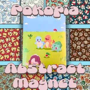Pokopia Abstract Magnet Pokemon CCG - 1 Per Pack