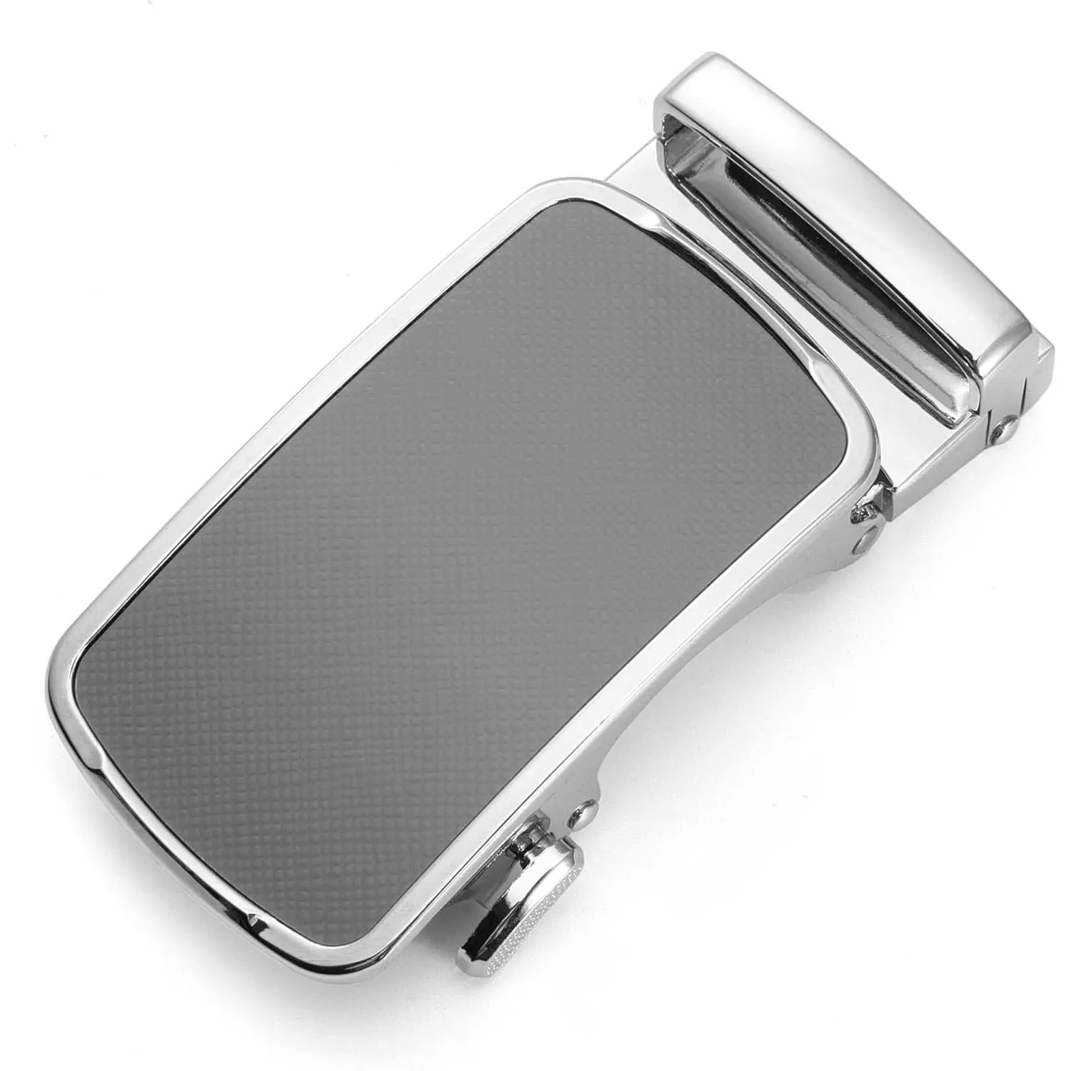 40mm Automatic Click Ratchet Belt Buckle Only, Buckle Closure for 1.375in Slide Belt Strap, Adjustable Fashion Accessory