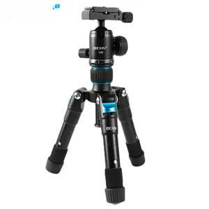 Camera Desktop Tripod Aluminum Alloy Mini Tripod Portable Foldable Phone Live Streaming Tripod
