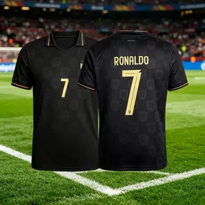 2025 Away Long Sleeve 7# Cristiano Ronaldo Soccer Jersey Football Jersey Quick Drying TS