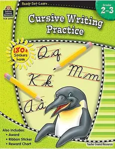 USED Book - Ready-Set-Learn: Cursive Writing Practice Grd 2-3 by Teacher Created Resources (Paperback) - english