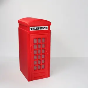 Iconic London Phone Booth Book Nook – 3D Printed Bookshelf Insert, British Decor, Mini Library Alley, Book Lover Gift, Shelf Decor