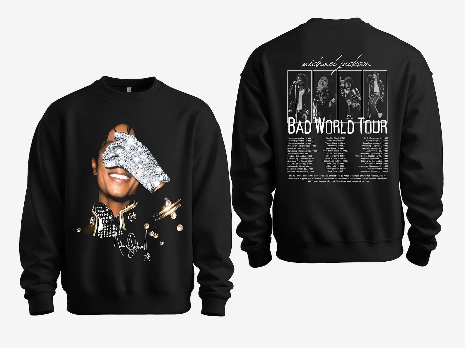 Michael Jackson Sweatshirt, King Of Pop Hoodies, Michael Jackson Glove Graphic Sweatshirt, Michael Jackson Sweater, Youth Teenager Sweater
