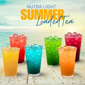 Nutra Light Loaded Tea - 15 Packets of Sugar-Free Energy Drink Powder Mix with 240 mg Caffeine & Vitamins B & C - Low Calorie Hydrating Beverage for On-the-Go tiktokshopspringglowup